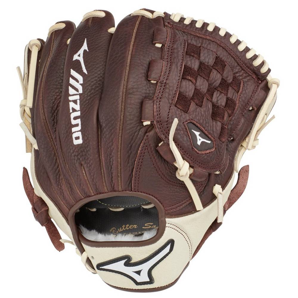 Guantes De Beisbol Mizuno Franchise Series Infield 11" Hombre Cafe/Plateadas Comprar URAG-29537